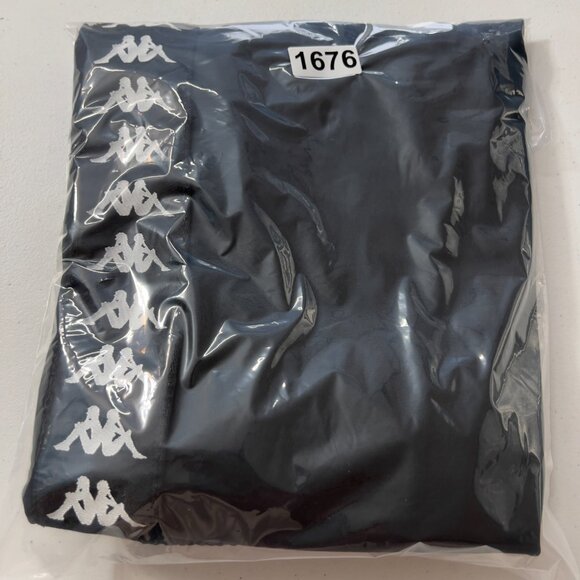 Kappa Black Logo Tape Track Pants Unisex - Picture 10 of 10